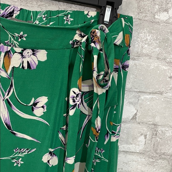 Maurices Green Faux Wrap Floral Maxi Skirt - Picture 2 of 6